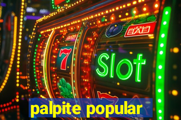 palpite popular